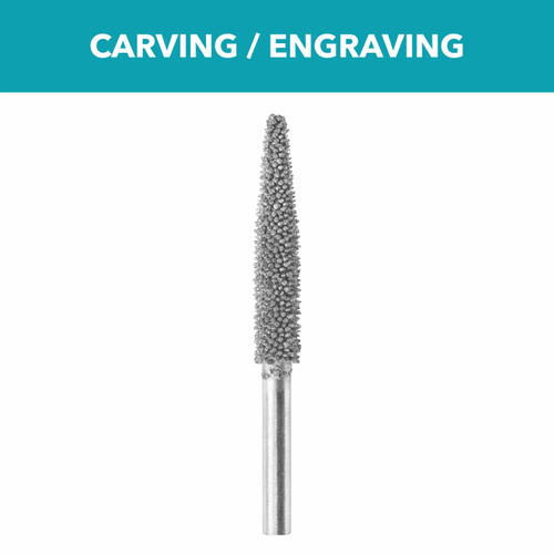 Dremel 9931 1/4 In. Structured Tungsten Carbide Carving Bit