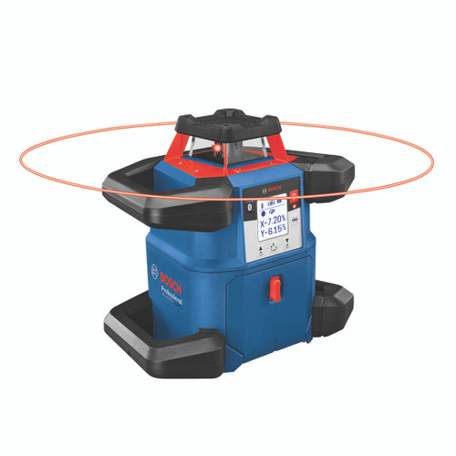 Bosch GRL4000-80CH 18V REVOLVE4000 Connected Self-Leveling Horizontal Rotary Laser Kit with (1) CORE18V 4 Ah Advanced Power Battery