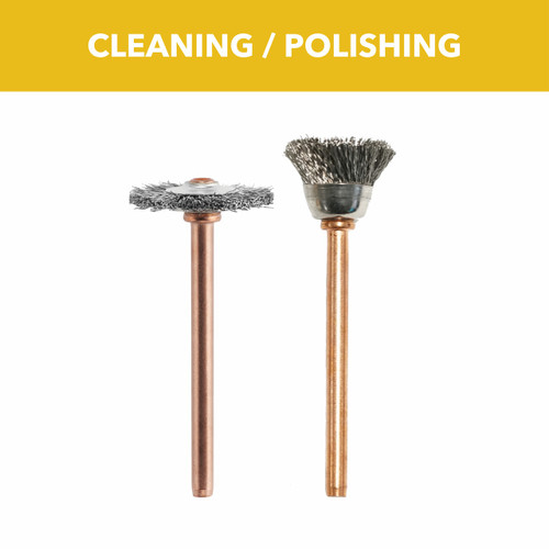 Dremel 448 Stainless Steel Brush 2-Piece Set