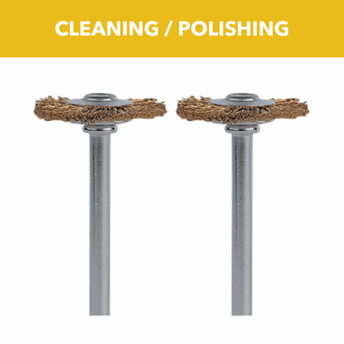 Dremel 535-02 3/4 In. Brass Brushes