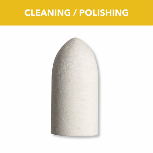 Dremel 422 3/8 In. (9.5 mm) Felt Polishing Cone