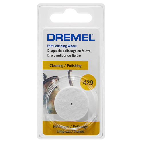 Dremel 429 1 In. (25.4 mm) Felt Polishing Wheel