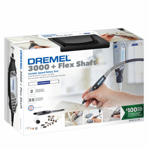 Dremel 3000-2/25 120V Variable Speed Corded Rotary Tool Kit