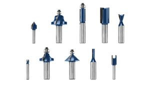 Bosch RBS010 10 pc. All-Purpose Router Bit Set