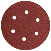 Bosch SR6R240 5 pc. 240 Grit 6 In. 6 Hole Hook-And-Loop Sanding Discs