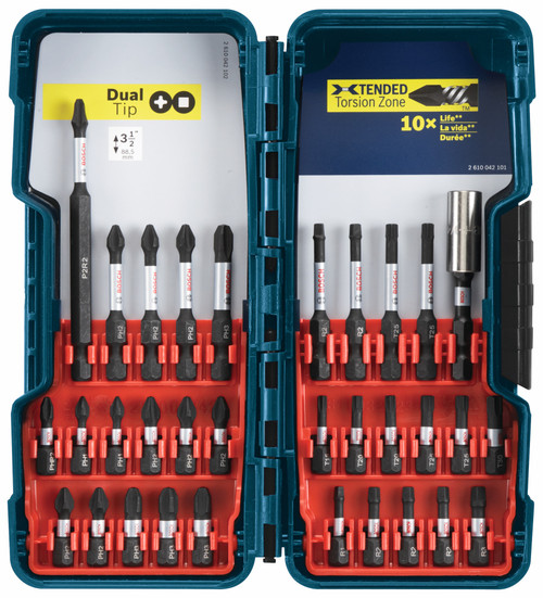 Bosch SBID32L 32 pc. Impact Tough Screwdriving Bit Set