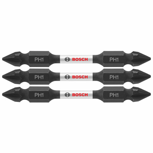 Bosch ITDEPH12503 3 pc. Impact Tough 2.5 In. Phillips #1 Double-Ended Bits