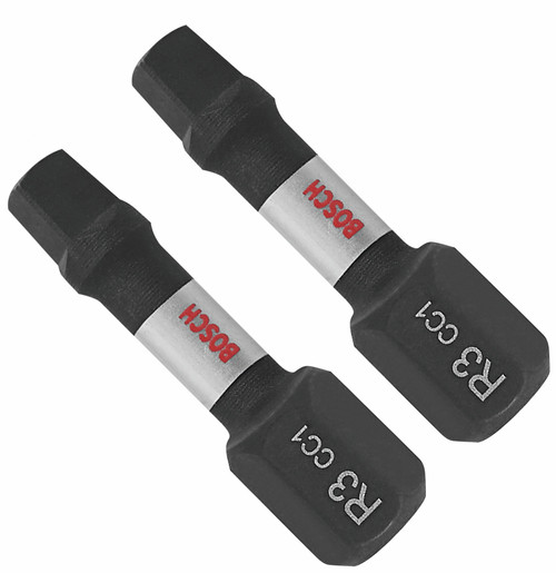 Bosch ITDSQ3102 2 pc. Driven 1 In. Impact Square #3 Insert Bits