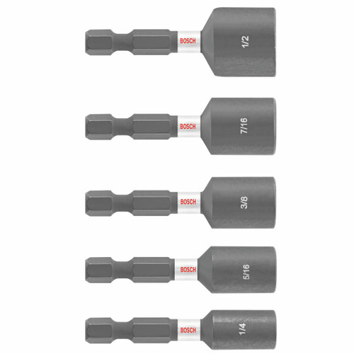 Bosch ITNSV105 5 pc. Impact Tough 1-7/8 In. Nutsetter Set