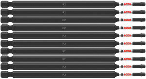 Bosch ITSQ26B 10 pc. Impact Tough 6 In. Square #2 Power Bits (Bulk Pack)