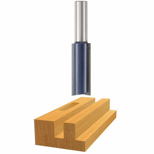 Bosch 82086M 3/4 In. x 1-1/2 In. Carbide Tipped 2-Flute Straight Bit