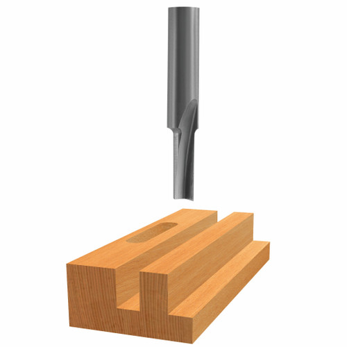 Bosch 85208M 1/16 In. x 3/16 In. Solid Carbide 1-Flute Straight Bit
