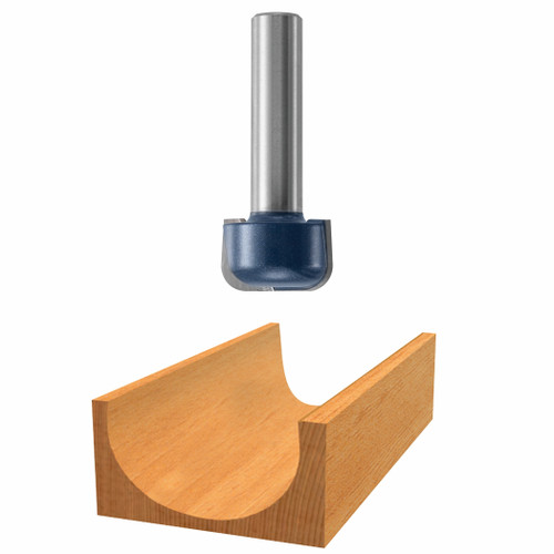 Bosch 84310M 1/4 In. x 1-1/8 In. Carbide Tipped Dish Carving Bit