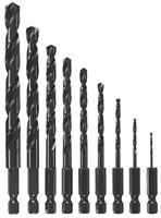 Bosch BL9IM 9 pc. Impact Tough Black Oxide Drill Bit Set