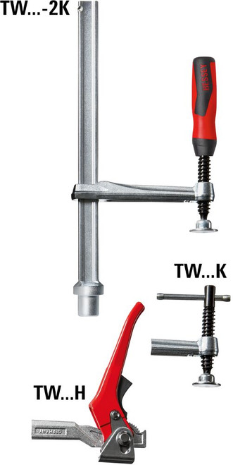 Bessey TW28-30-12-2K Clamp, fixed, composite, 28 mm