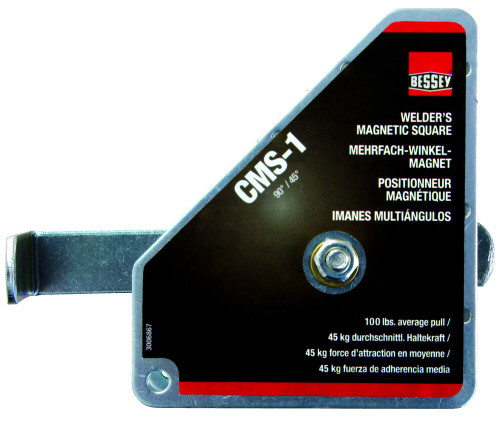 Bessey CMS-1 Magnetic square, chunky, 100 Lb. (6 Pack)
