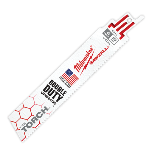 Milwaukee 48-01-2712 6 in. 10 TPI THE TORCH SAWZALL Blades-Bulk 25 Milwaukee 48-01-2712 6 in. 10 TPI THE TORCH SAWZALL Blades-Bulk 25