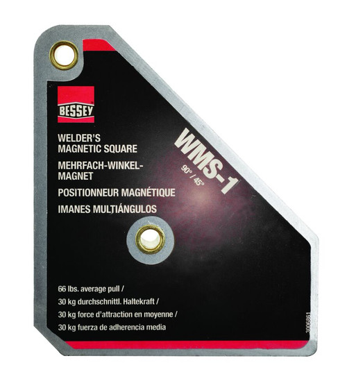 Bessey WMS-4 Magnetic square, dual, adjustable (6 Pack)
