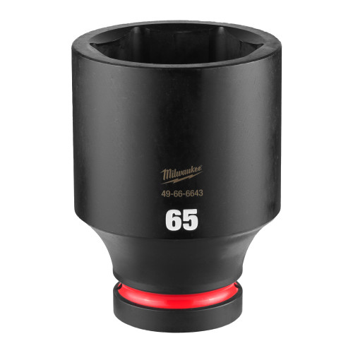 Milwaukee 49-66-6643 SHOCKWAVE Impact Duty 1" Drive 65MM Deep 6 Point Socket