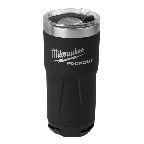 Milwaukee 48-82-8392B PACKOUT 20oz Tumbler - Black, 6 Pack