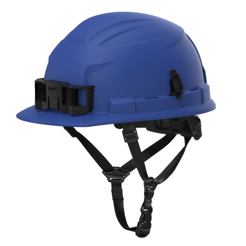 Milwaukee 48-73-1525 BOLT CSA/ANSI Type 2 Blue Front Brim Non-Vented Safety Helmet w/4PT Chinstrap  - Class E