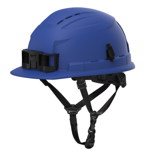 Milwaukee 48-73-1524C BOLT 4PT Custom Blue Front Brim Vented Safety Helmet  - Type 2, Class C