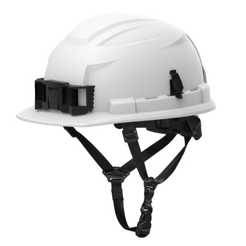 Milwaukee 48-73-1521C BOLT 4PT Custom White Front Brim Non-Vented Safety Helmet  - Type 2, Class E