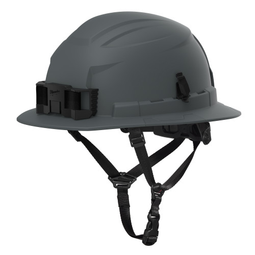 Milwaukee 48-73-1555C BOLT 4PT Custom Grey Full Brim Non-Vented Safety Helmet  - Type 2, Class E