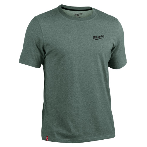 Milwaukee 603E-XL FREEFLEX Hybrid Work Tee | Short Sleeve, Slate Green, X-Large