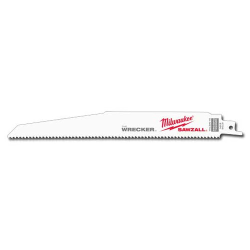 Milwaukee I SAWZALL BL 8T 9LG WRECKER 25PK