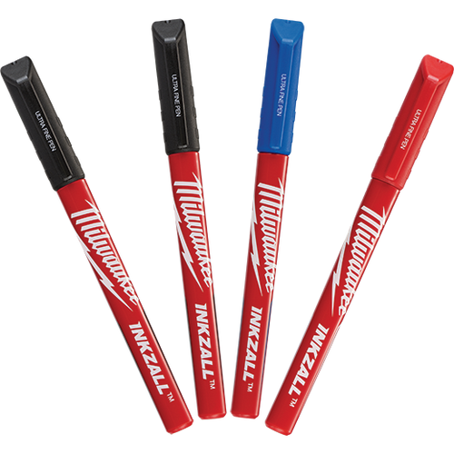 Milwaukee 48-22-3154 INKZALL Black Ultra Fine Point Marker 4pk