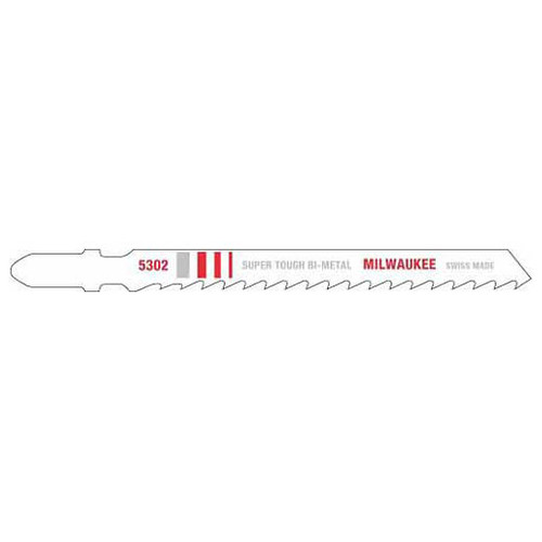 Milwaukee 48-42-5302 4" 6TPI T-Shank Wood Bi-Metal Jig Saw Blades 5PK