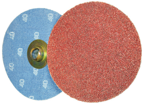 Alfa Tools QDCA6100 1 1/2" x 100 Aluminum Oxide Quick Change Resin Cloth Disc Type 'S'