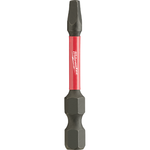 Milwaukee 48-32-4606 SHOCKWAVE 2" Impact Square Recess #2 Power Bits (5 PK)