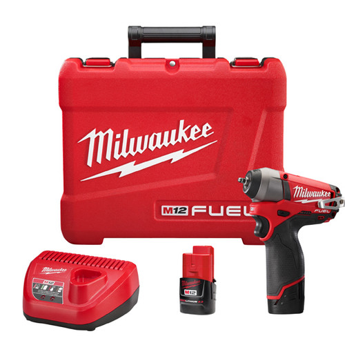 Milwaukee 2452-22 M12 FUEL 1/4" Impact Wrench Kit Milwaukee 2452-22 M12 FUEL 1/4" Impact Wrench Kit