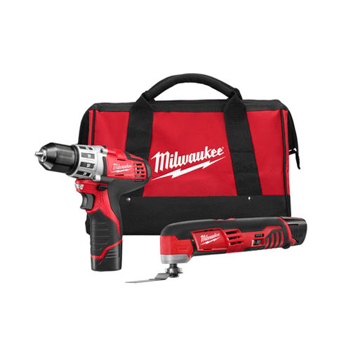 Milwaukee 2495-22 M12 Cordless LITHIUM-ION 2-Tool Combo Kit