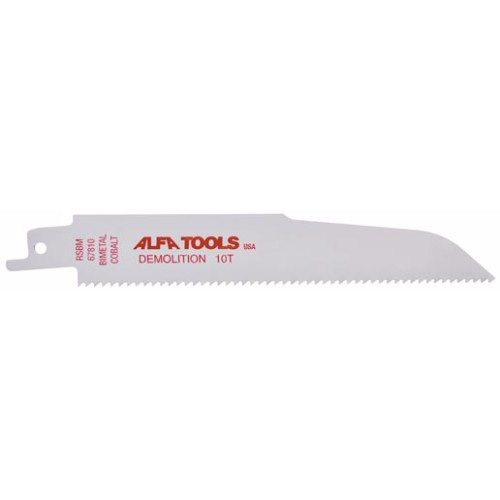 Alfa Tools 6" 10TPI DEMOLITION SAW BLADE POUCHED