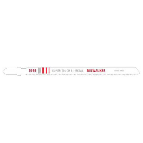 Milwaukee 48-42-5192 5-1/4" 14TPI T-Shank Metal Cutting Bi-Metal Jig Saw Blades 5PK