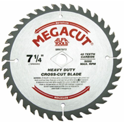 Alfa Tools 10 X60T HEAVY DUTY CROSS CUT CARBIDE TIPPED SAW BLADE