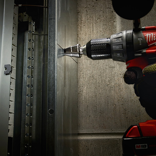 Milwaukee 48-89-9212 #12 Step Drill Bit, 7/8 in. to 1-3/8 in.