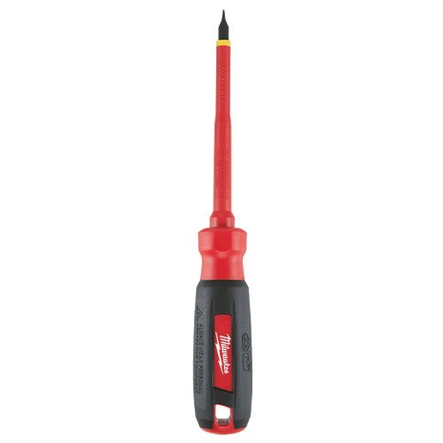 Milwaukee 48-22-2231 3/16 in. Cabinet 4 in. 1000V Insulated Screwdriver