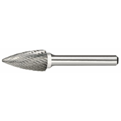 Alfa Tools SG-1L  CARBIDE BURR TREE POINTED END 6" OAL DOUBLE CUT
