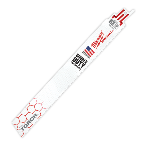 Milwaukee 48-01-2703 9 in. 10 TPI THE TORCH SAWZALL Blades-Bulk 10 Milwaukee 48-01-2703 9 in. 10 TPI THE TORCH SAWZALL Blades-Bulk 10