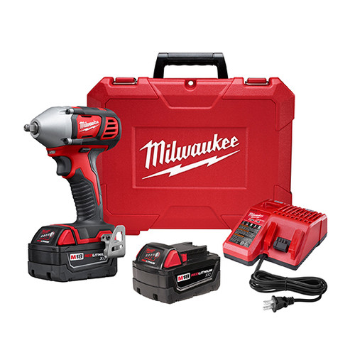 Milwaukee 2658-22 M18 3/8" Impact Wrench Kit with Friction Ring Milwaukee 2658-22 M18 3/8" Impact Wrench Kit with Friction Ring