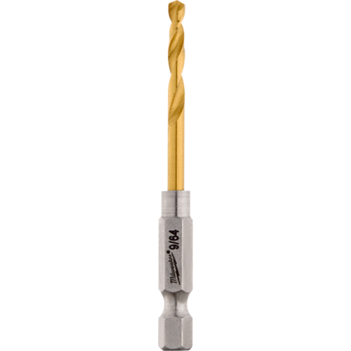 Milwaukee 48-89-4606 9/64 in. Titanium SHOCKWAVE Drill Bit Milwaukee 48-89-4606 9/64 in. Titanium SHOCKWAVE Drill Bit