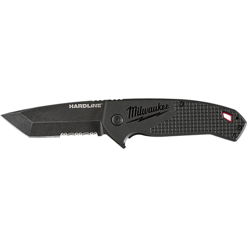 Milwaukee 48-22-1998 3 in. HARDLINE Serrated Tanto Blade Pocket Knife Milwaukee 48-22-1998 3 in. HARDLINE Serrated Tanto Blade Pocket Knife