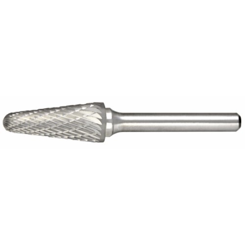 Alfa Tools SL-1L CARBIDE BURR TAPER CONE RADIUS 6" OAL DOUBLE CUT