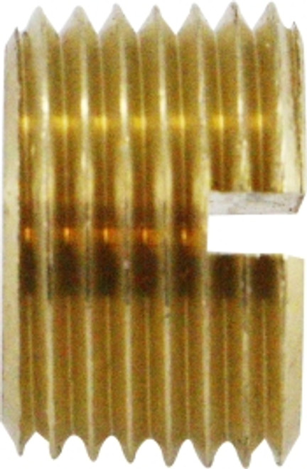 Slotted Head Plug I 1/8 BRASS SLOTTED PLUG - 28174