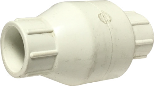 PVC Spring Check Valve 1/2 GLUE INLNE PLASTIC CK VLV - 940325