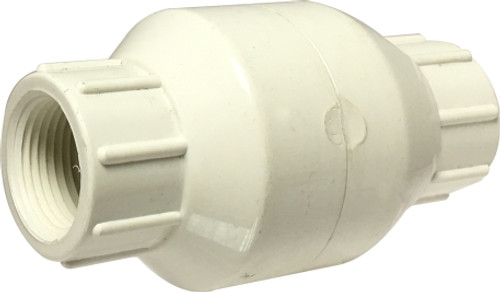 PVC Spring Check Valve 1/2 INLINE FXF PVC SPRING LOAD CHK VLV - 940331